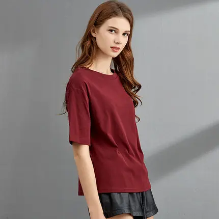 

NEW Short sleeve women's casual, versatile, fashionable, slim, comfortable, light and loose Designer