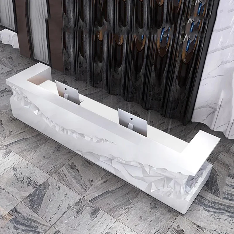 Элегантный офисный стол Fisktion Counter Table Центр клиента для приема Роскошная мебель