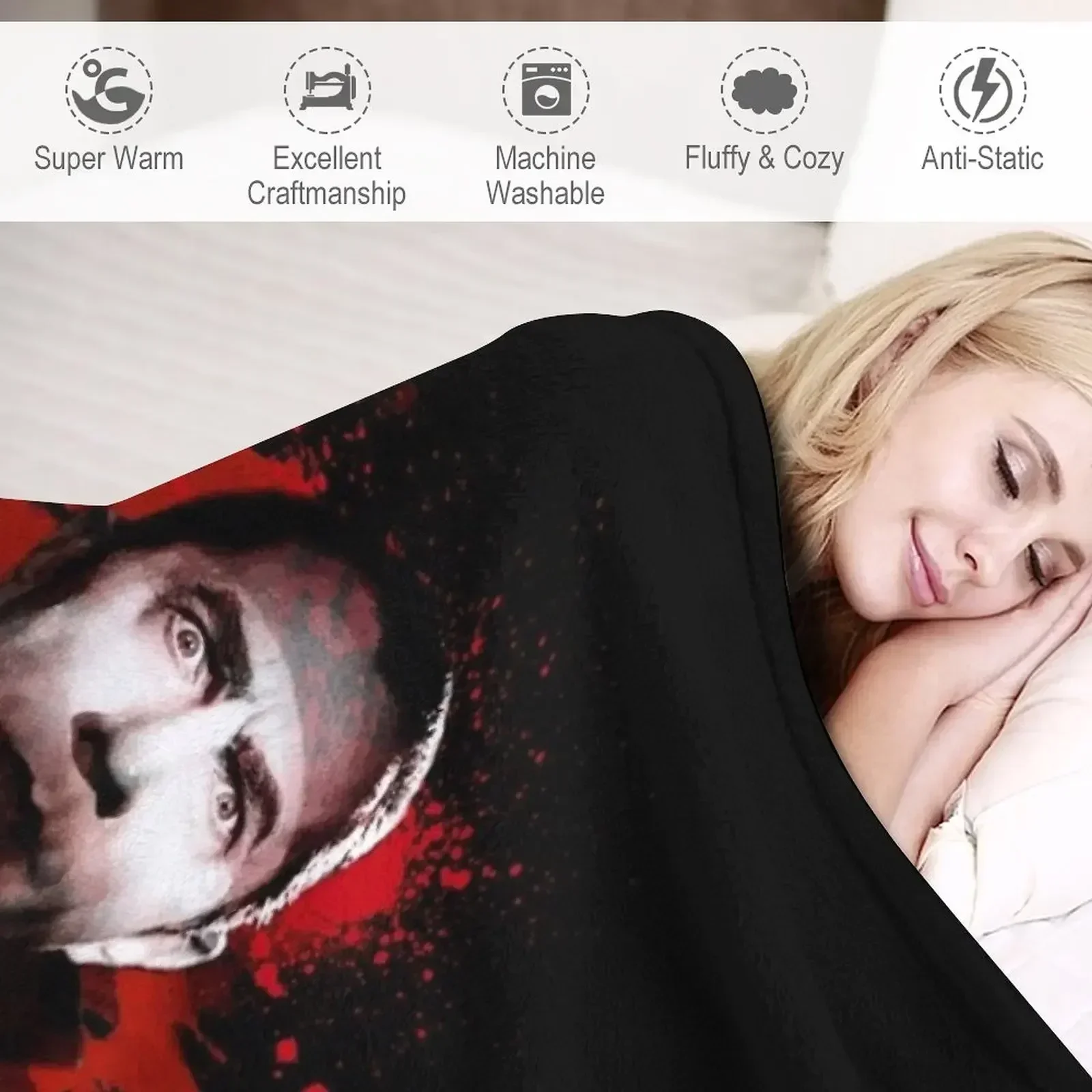 Декула - Bela Lugosi Пледы Одеяла Диваны Украшения Кровать Модные