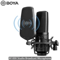 boya m1000 by m1000 recording condenser microphone professional studio broadcast mic vlog gaming vocal singing live