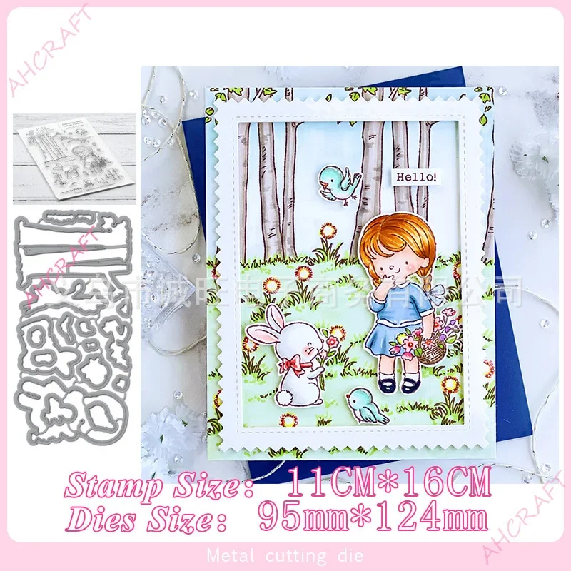 Новинка 2020 силиконовая печать и модель ножниц прозрачный штамп железный