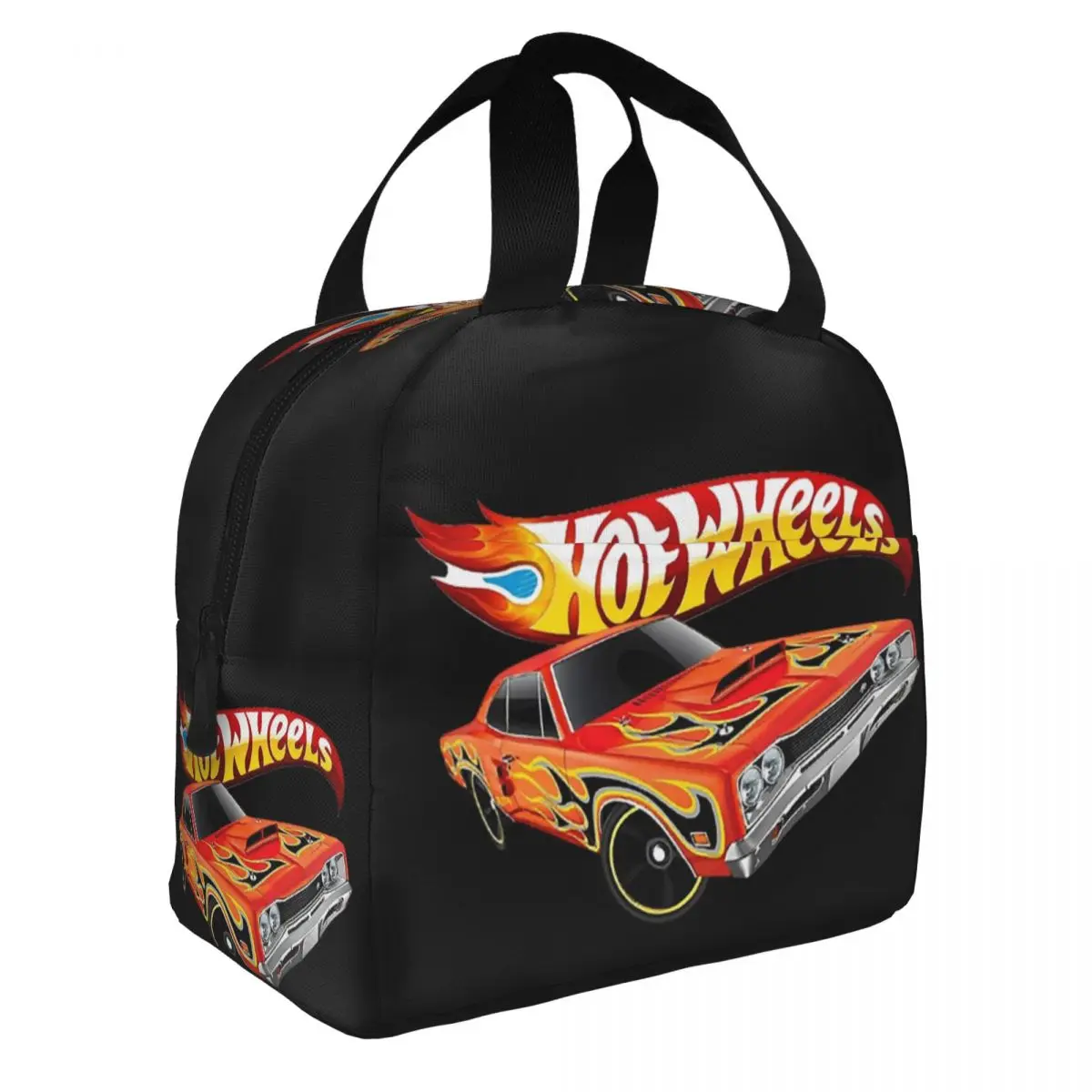 Пользовательские Hot Wheels для фанатов термоизолированная сумка обеда мультяшный