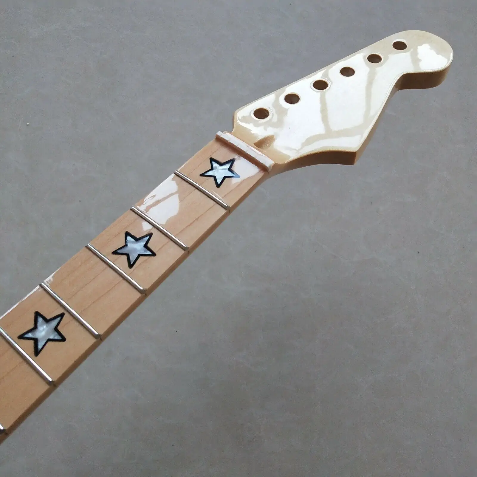 High quality Electric Guitar Neck 22 Fret 25.5inch Maple Fingerboard Star inlay