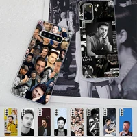fhnblj sebastian stan collage bucky barnes phone case for samsung s21 a10 for redmi note 7 9 for huawei p30pro honor 8x 10i