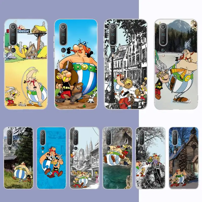 

FHNBLJ Asterix And Obelix Phone Case for Samsung S21 A10 for Redmi Note 7 9 for Huawei P30Pro Honor 8X 10i cover