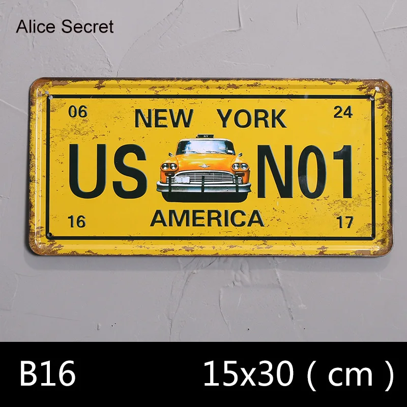 

Лидер продаж, декоративные автомобильные металлические пластины, винтажный металлический жестяной знак, настенное художественное ремесло, живопись, металлическое искусство для дома, бара, магазина, паба, 15x30 см