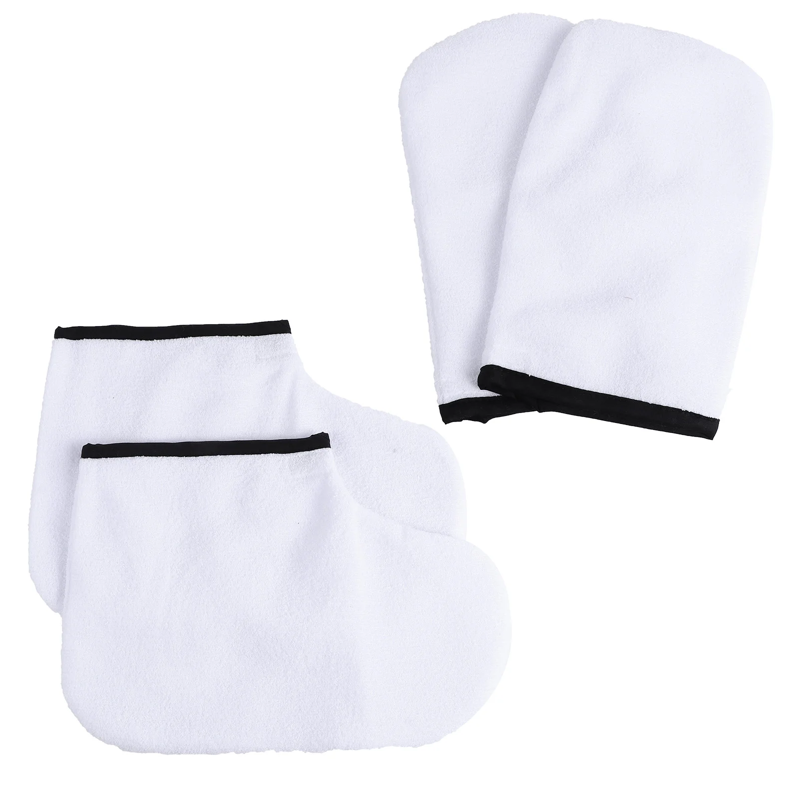 

4pcs Paraffin Socks for Feet Sock Liners for Hands Paraffin Wax Glove and Bootie Paraffin Bath Mitts and Booties Wax Warmer