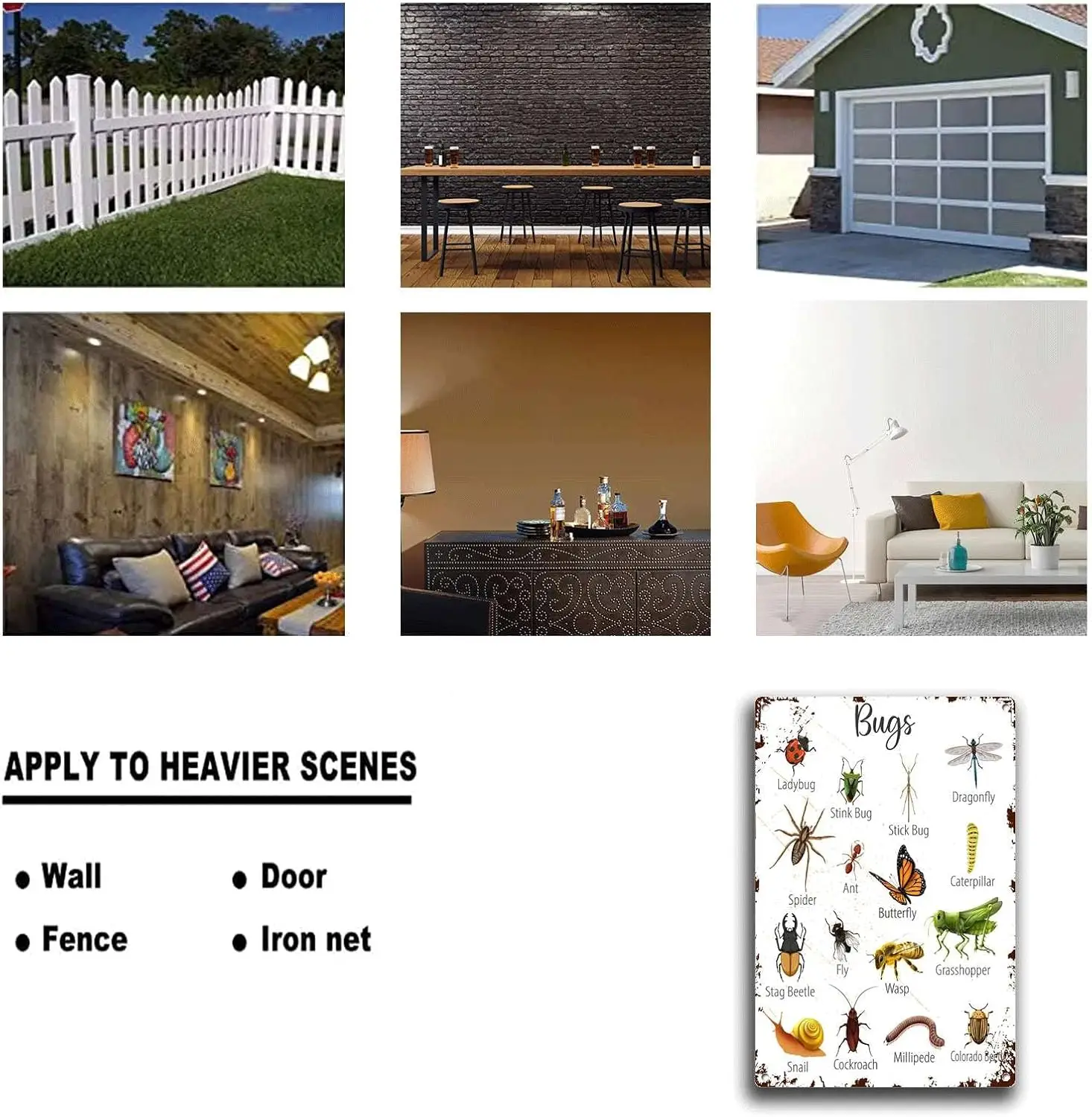 Tn Sgn nsect nml Bug Prntbles для Kds Lernng nmls Gft Boys Grls Chldren Rooms Pntng rt Fun Home Decor Bstro Crtel de Chp