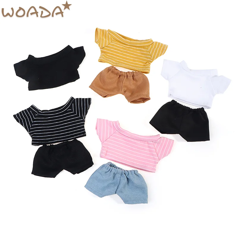 

Плюшевая кукла-идол 15-20 см, аксессуары для одежды, искусственная утка, свитер, брюки, детские аксессуары «сделай сам» для одежды