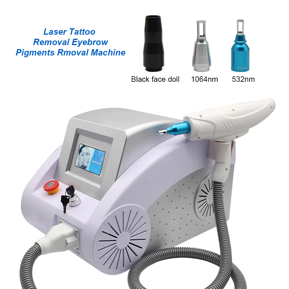 Фабрика пикосекунда 1064нм лазерная омыватель брови Q-switch и пигмент YAG татуировка