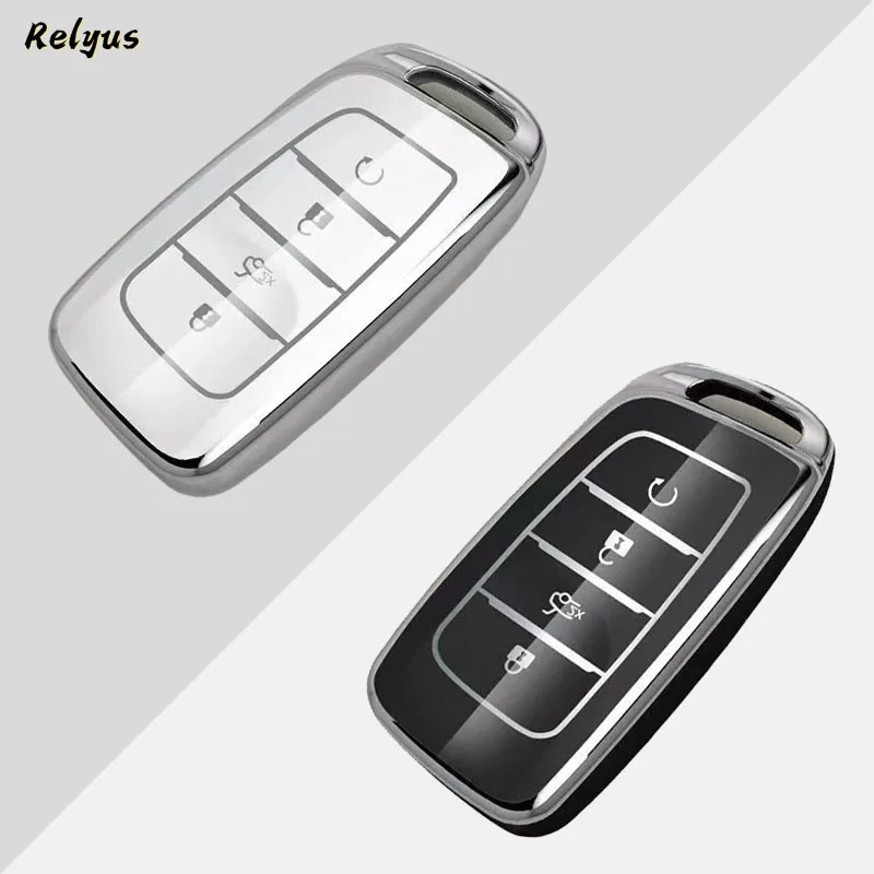 

Soft TPU Car Remote Key Case Cover Shell Fob for Changan CS35 CS75 Plus CS85 Coupe CS95 Keyless Protector Keychain Accessories