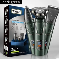 multifunctional body wash three in one electric shaver lcd digital usb rechargeable razor