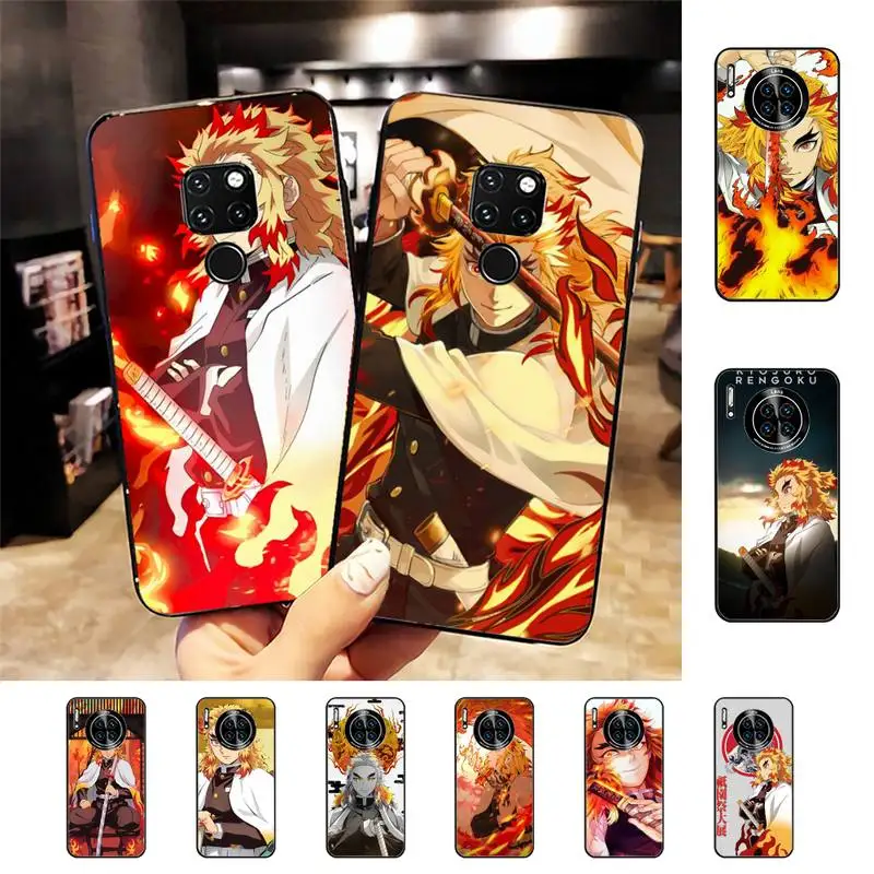 

Demon Slayer Rengoku Kyoujurou Phone Case for Samsung A51 A30s A52 A71 A12 for Huawei Honor 10i for OPPO vivo Y11 cover