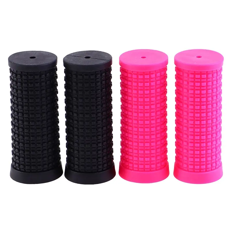 

2pcs Bicycle Rubber Slip On Short Handlebar Grips Non-Slip Handle Bar Bike Parts