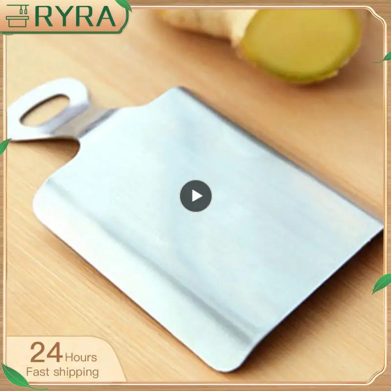 1~8PCS Grinding Is Convenient Garlic Grinder Garlic Pureer Hanging Hole Preferred Material Stainless Steel Ginger Shaver