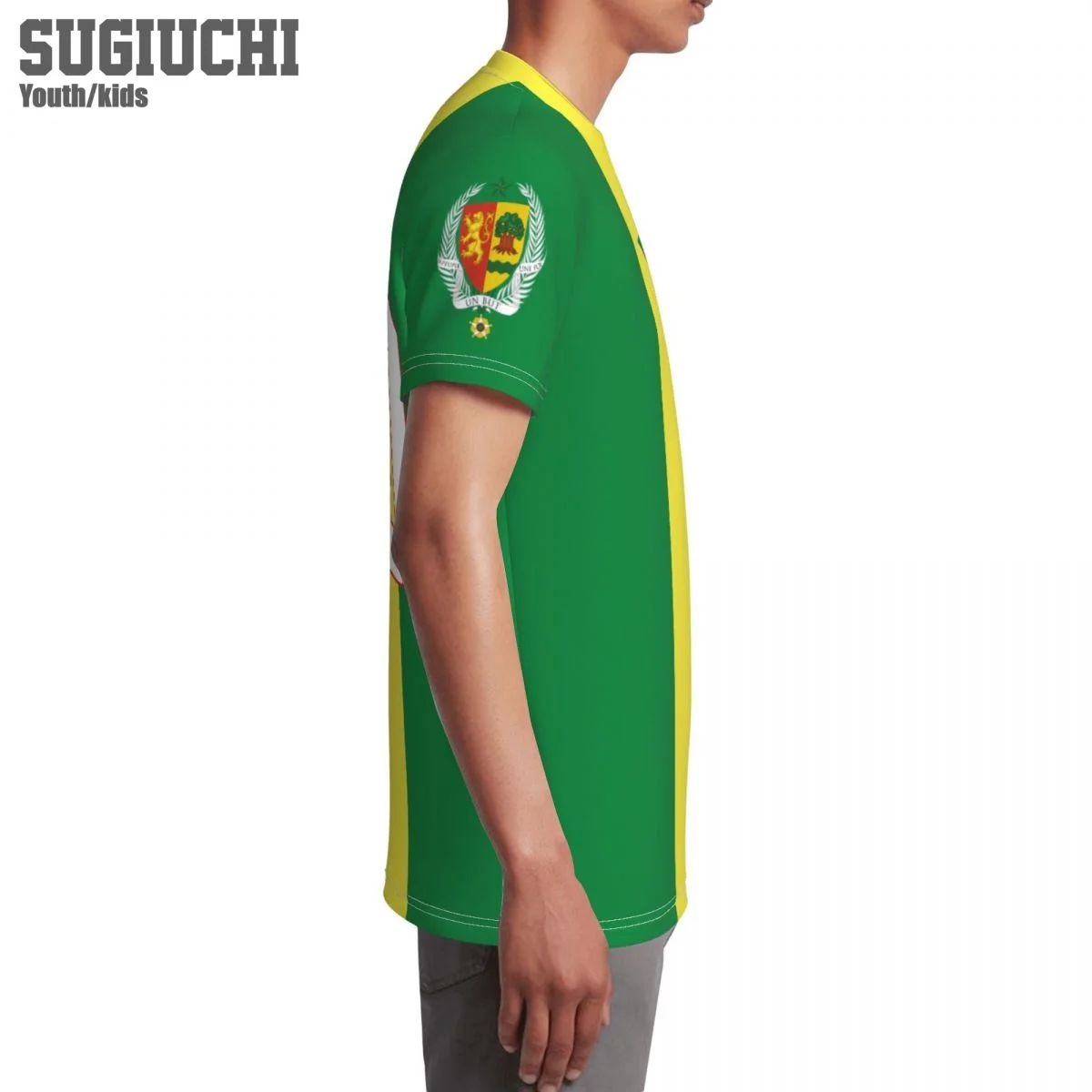 Пользовательское имя номер флаг Сенегала эмблема 3D футболки для детей