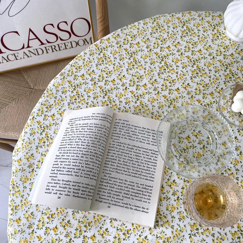 

INS маленькие цветы Корейский блоггер еды фотография Реквизит скатерть Фон Ткань Искусство розы тканевая книга скатерть