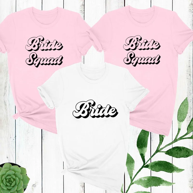 

Футболка для свадебной вечеринки в эстетическом стиле для невесты, подружки невесты, женская футболка для девичника, женская футболка для д...