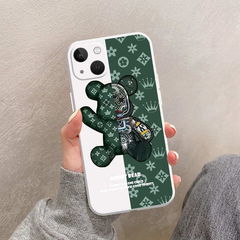Чехол для iPhone 11 12 Pro MAX Mini 13 6 6S 7 8 Plus X XS XR SE 2022 чехол из жидкого силикона армейский