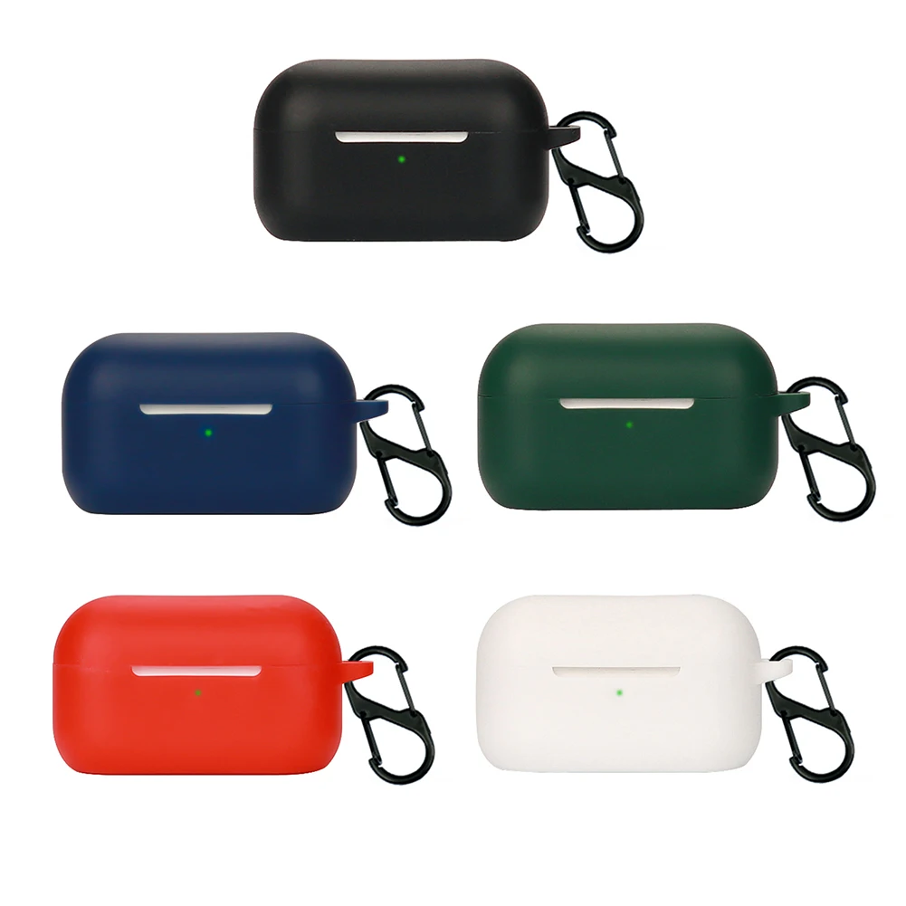 

Portable Silicone Cover Case for 1MORE EVO Skin Earphone Charging Compartment Shell Shockproof with Hook Earphone Accessories