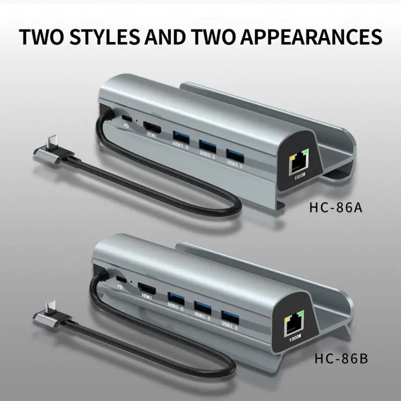 

Steam Deck Dock Station TV Base Stand Hub Holder Docking USB C To RJ45 Ethernet HDMI USB3.0 Type-c Charger For SteamDeck Console