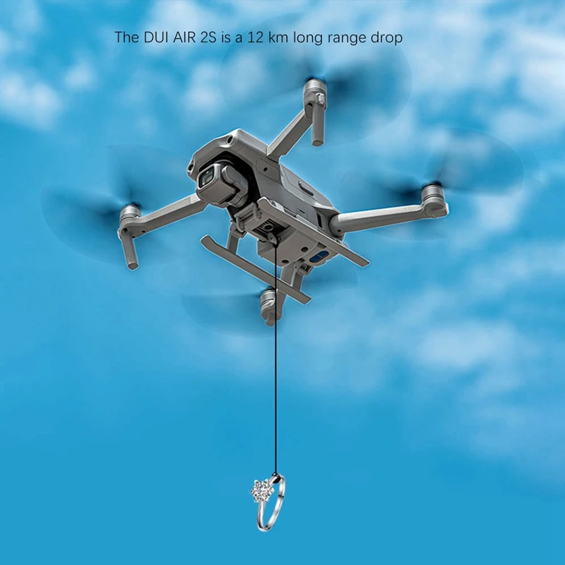 Для Dji Air 2S/Mavic 2 Набросок системы с посадочным шасси Дальнейшая доставка нагрузки с помощью системы сброса воздушного устройства.