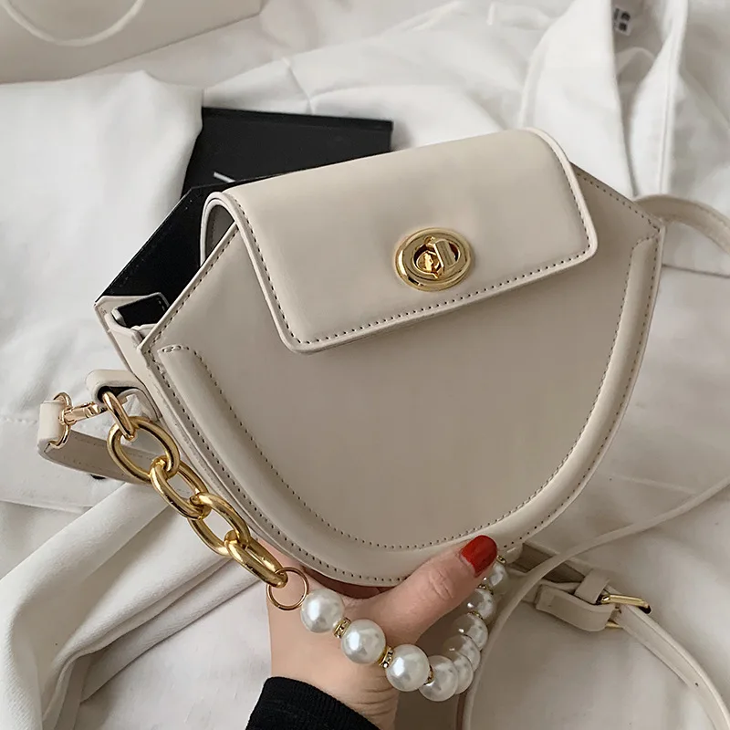 

Высококачественная дамская сумка-мессенджер, новинка 2021, осенне-зимняя женская сумка, текстурная модная роскошная сумка с жемчугом, сетчат...