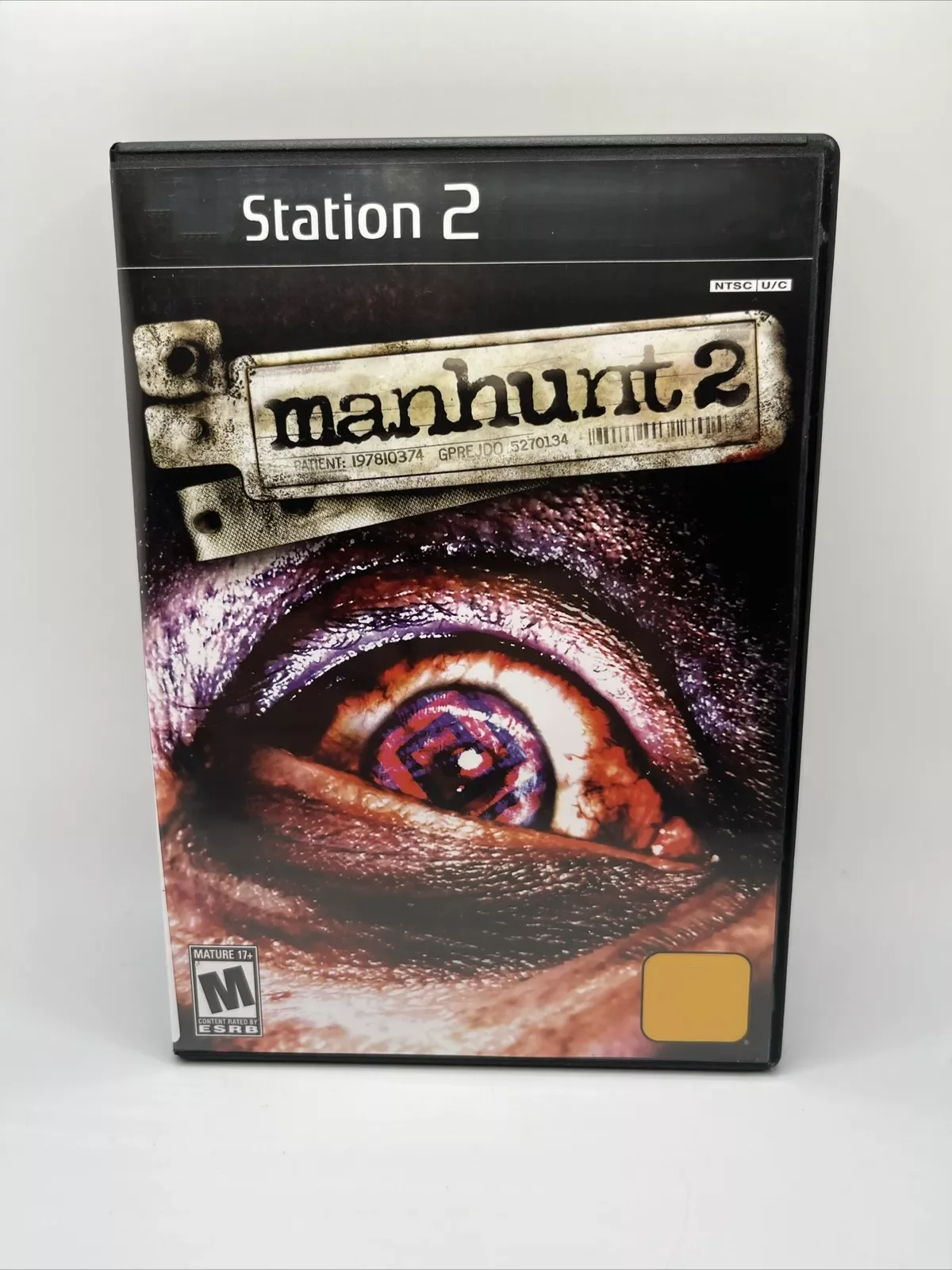 PS2 manhunt 2 с ручным копировальным диском разблокировкой игровой консольной станции