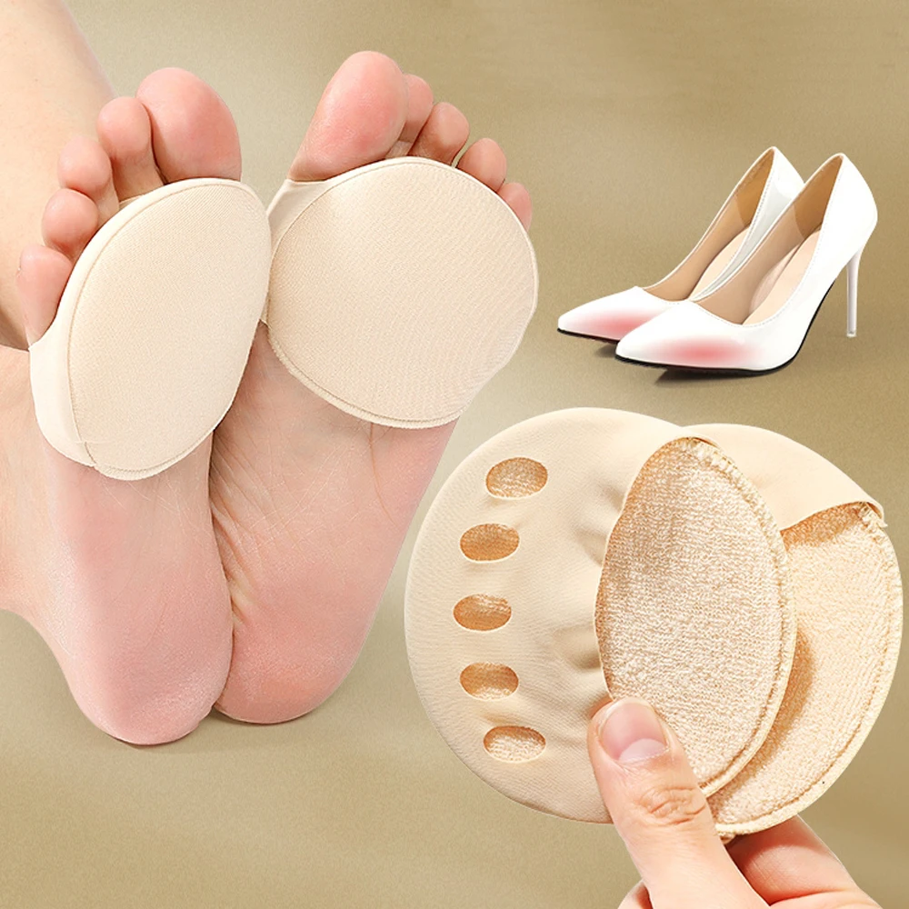 Forefoot Pads for Women High Heels Shoes Anti-slip Insert Foot Ball of Cushions Forefoot Socks Heel Liner Protector Dropshipping
