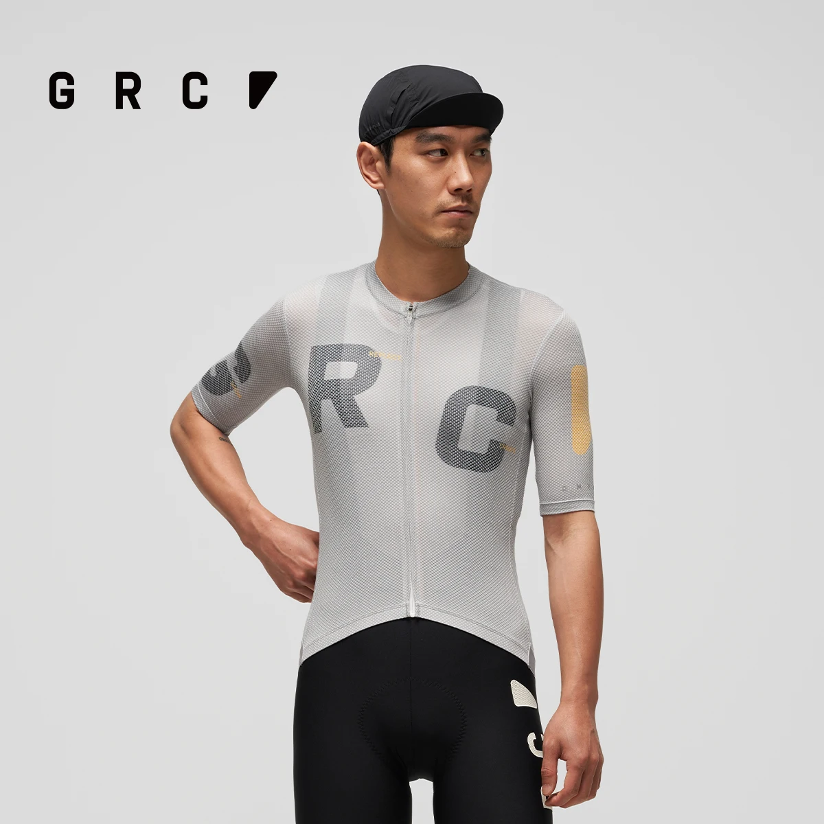 Фото Мужская велосипедная одежда GRC, трикотажная рубашка с логотипом CMYK Delta SS25 №2