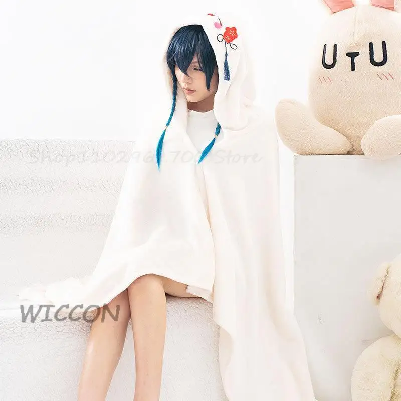 Флисовая толстовка с капюшоном одеяла и накидка для девочек