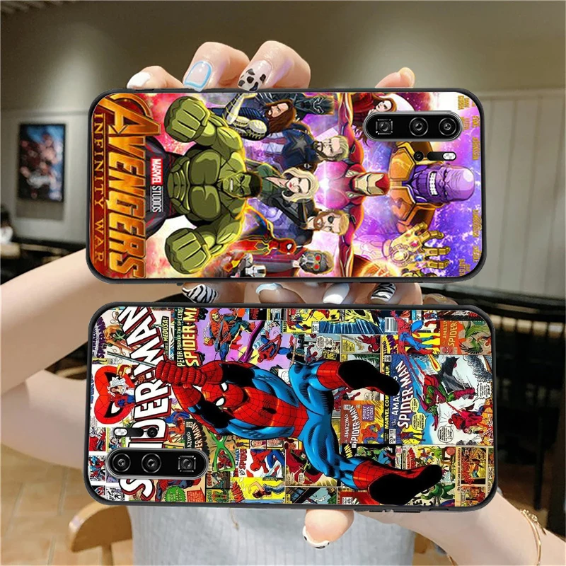

Marvel Avengers Phone Cases For Huawei Honor P30 P40 Pro P30 Pro Honor 8X V9 10i 10X Lite 9A Soft TPU Funda Coque Back Cover