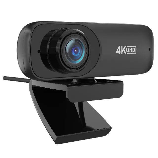 

2160P USB Webcam 4K UHD 3840*2160P Web Cam 800W Pixels Computer Camera 120° Wide Angle Web Camera with Microphone for Desktop PC