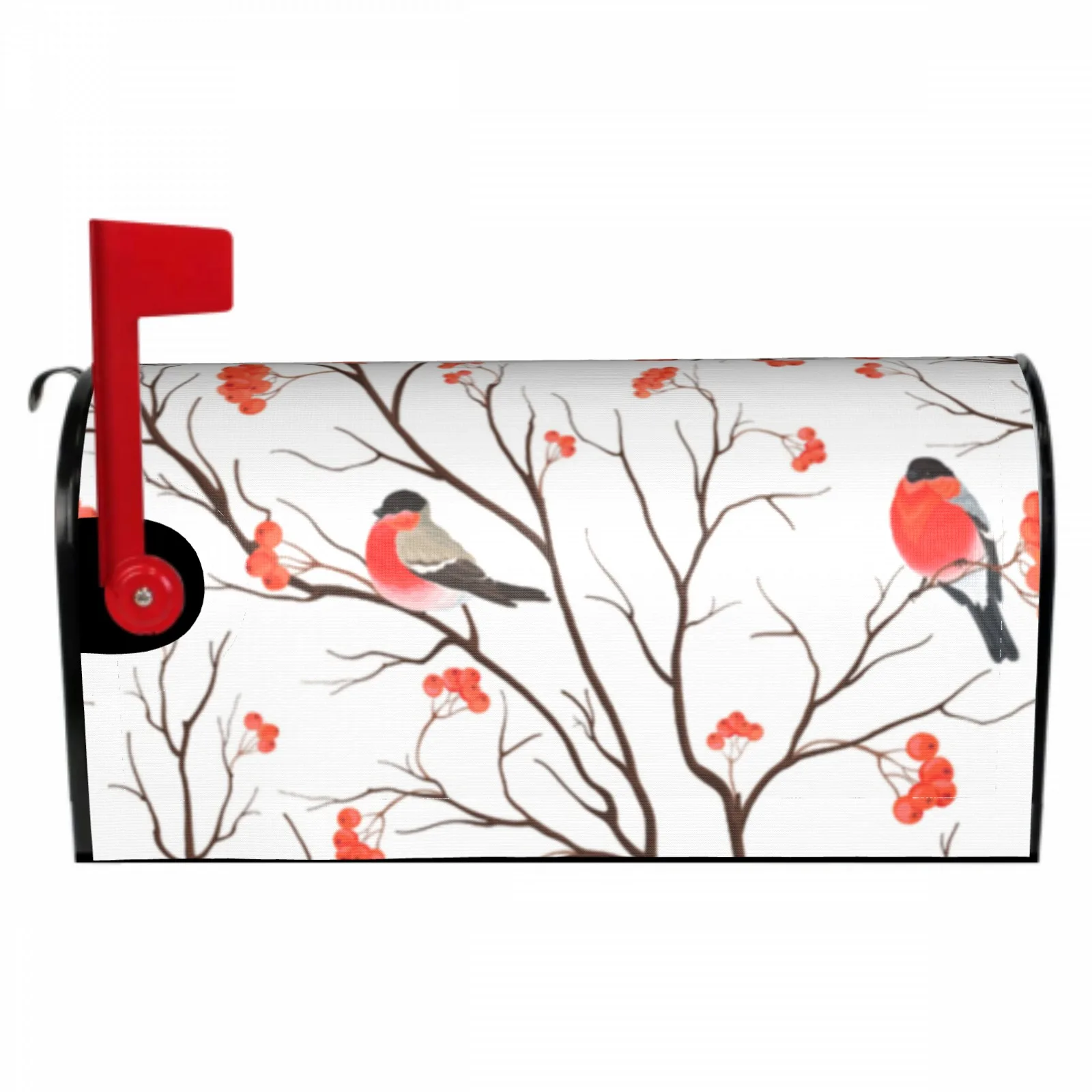 

Cute Bird Magnetic Mailbox Covers Waterproof Mailbox Wraps Post Letter Box Decor Standard Size 21x18 Inch