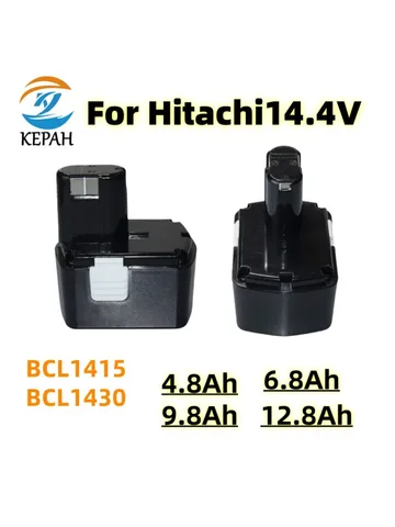 Сменный аккумулятор для электроинструмента 14,4 В 4,8-12,8 мАч для Hitachi BCL1430 CJ14DL DH14DL EBL1430 BCL1415 NI-MH