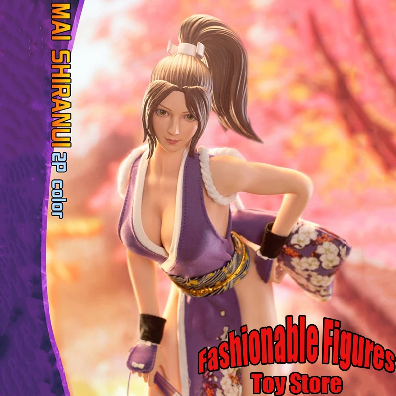 

Collection KOF-MS02 1/6 Female Solider Mai Shiranui 2.0 Seamless Body Full Set 12Inch Action Figure Model For Fans Holiday Gifts
