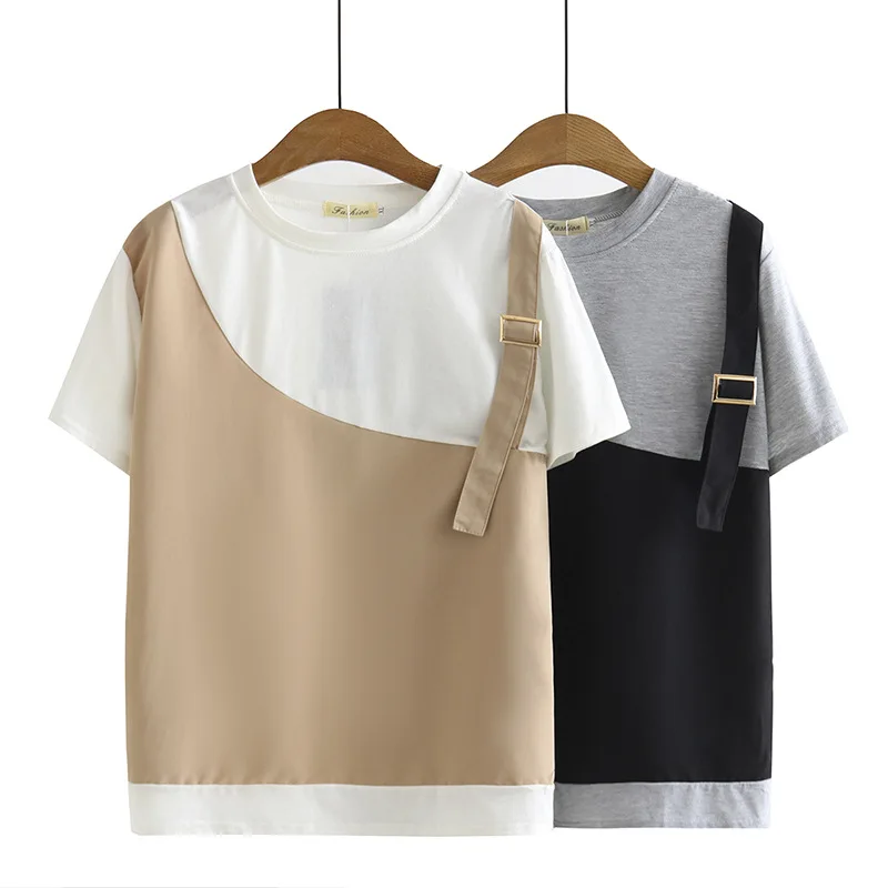

2022 summer new maternity loose casual short-sleeved T-shirt Black