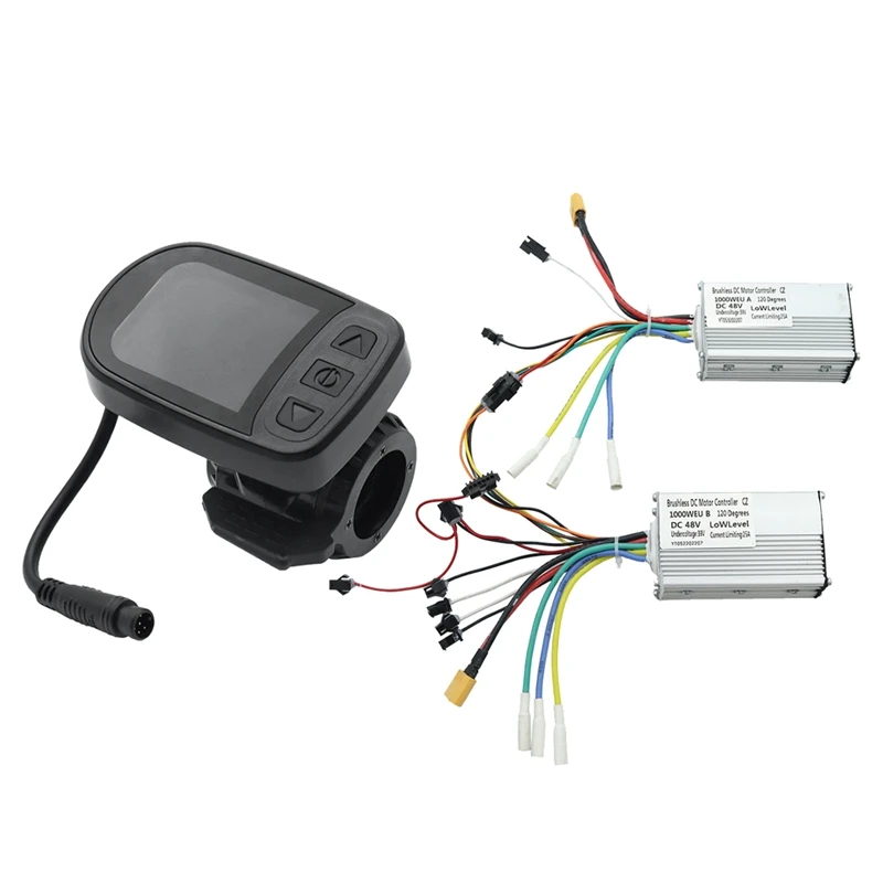 

Контроллер двойного привода 48 В, 1000 Вт, контроллер двойного привода + 48 В метр для Kugoo G2, аксессуары для электрического скутера