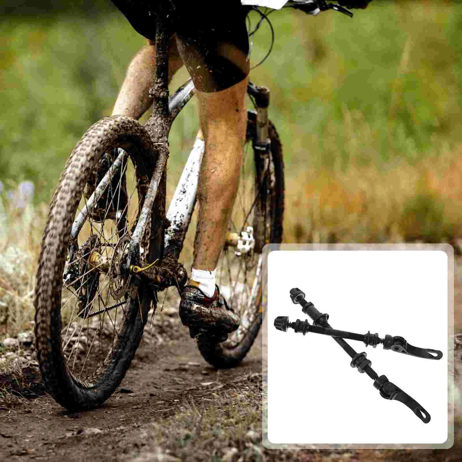 

2pcs Bike Quick Release Hub, Bike Axle, Rear Axle Hollow Shaft for Road Bike, Mountain Bike, MTB, Bicycle parts