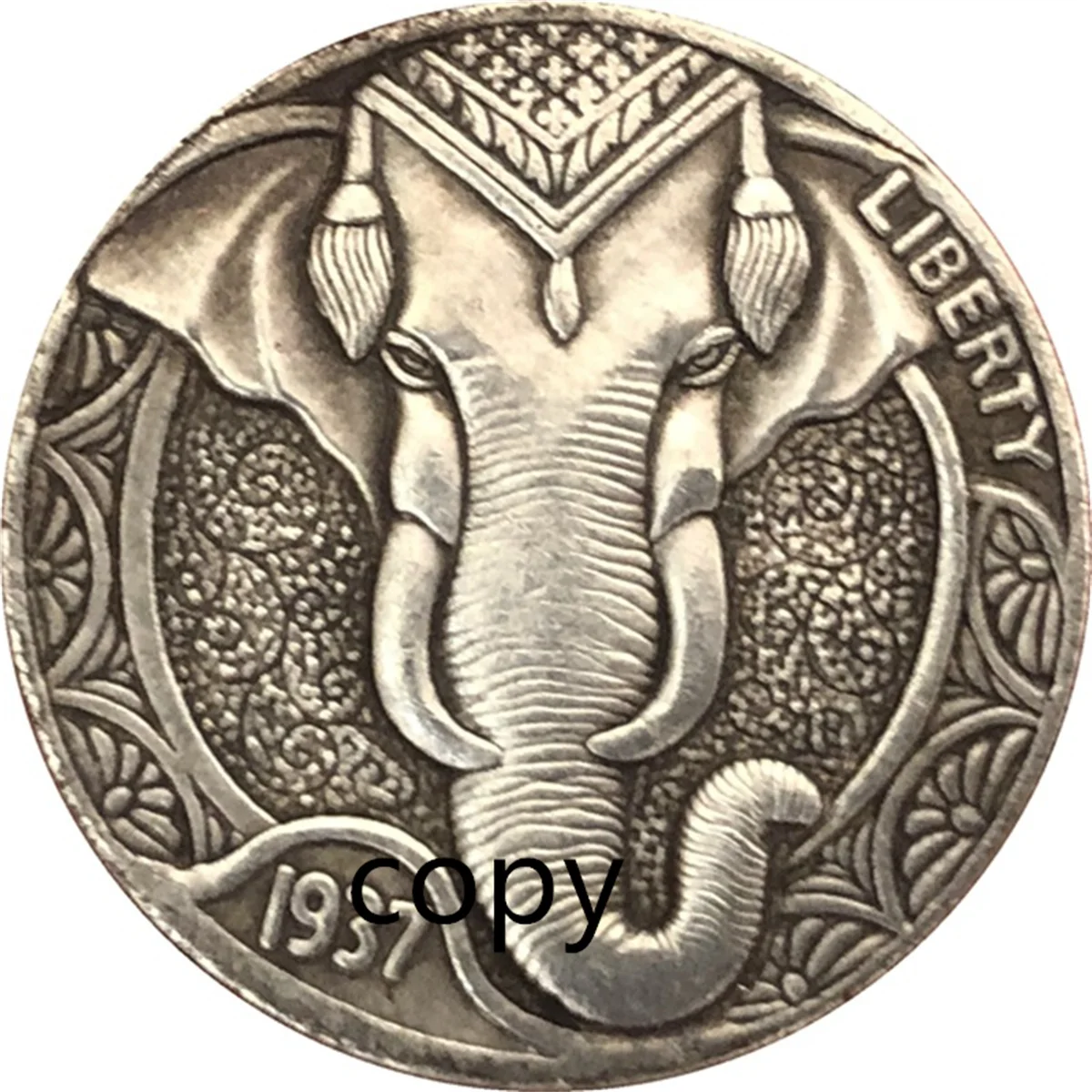 

Elephant COIN HOBO COIN Rangers US Coin Gift Challenge REPLICA Commemorative Coin - REPLICA Coin Medal Coins Collection