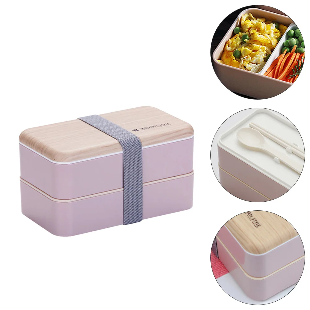 

Students Bento Box Microwavable Bento Box Snack Containers Bento Boxes Kids Double Layer Lunch Box Aldult Office Bento Box