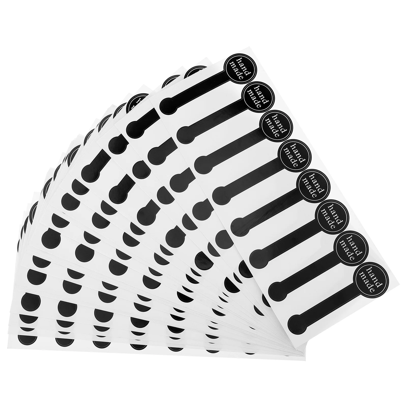 

200pcs Labels Round Adhesive Stickers Sealing Stickers for Jar Bottle