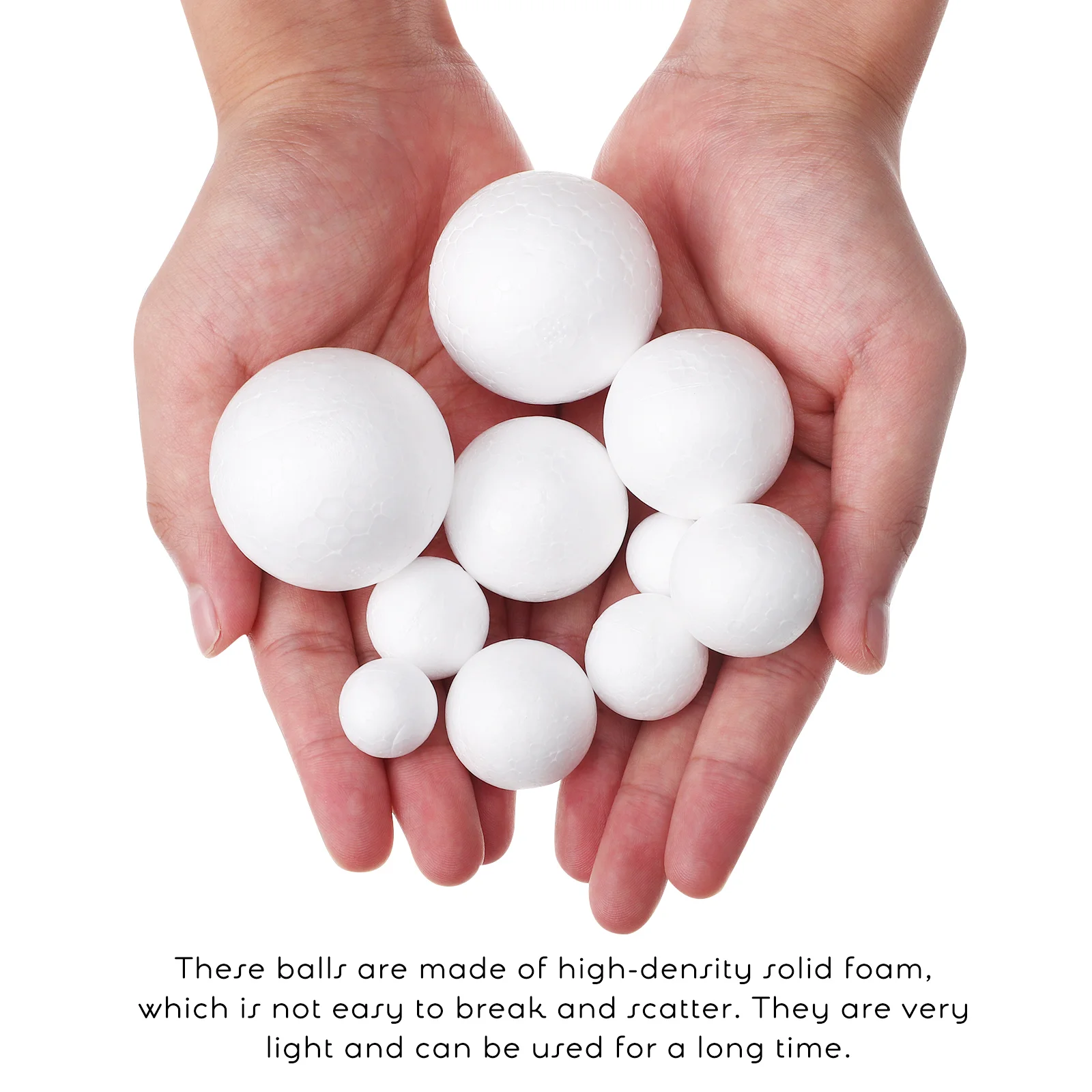 50 шт. круглый полистирол для рисования рождественских материалов рукоделия