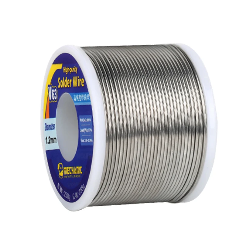 

Mechanic V63 Solder Wire High Purity Lead BGA Repair Rosin Core Non Clean 0.3 0.4 0.5 0.6 0.8 1.0 1.2mm Tin Solder Wire