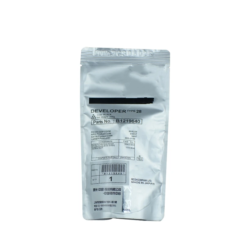 

1250G Φ черный порошок разработчика для Ricoh type 27 Aficio MP 1100 1357 Φ MP9000 MP1100 MP1350