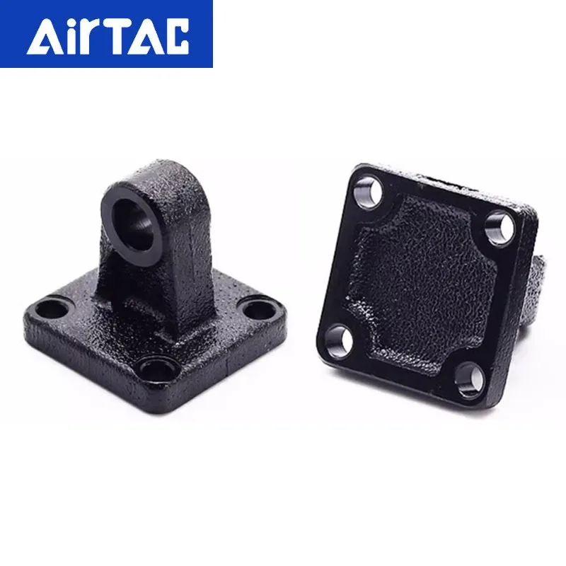 Фото AirTAC оригинальные аксессуары для кронштейна цилиндра SC/SU F-SC32/40/50/63/80CA/CB/FA/LB с одним двойным ухом, фланцевая пластина №2
