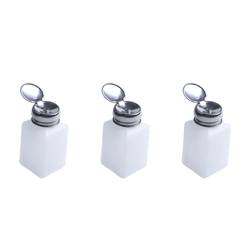 

3 Pcs 200ML Capacity Liquid Oil Alcohol Dispenser Clear Bottle Container
