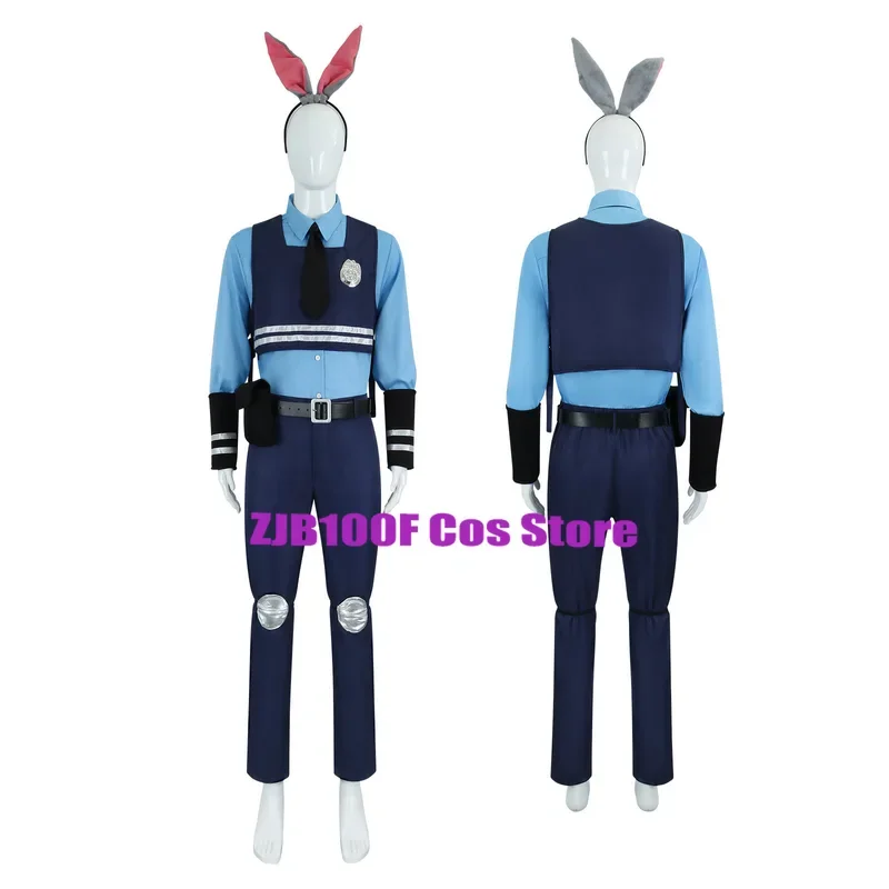 Костюм для косплея Джуди из аниме кролик женщин и мужчин