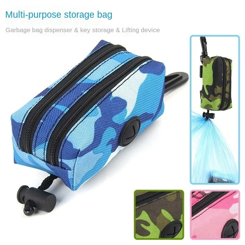 Женская камуфляжная сумка для сбора уборки хранения собак Портативная ключей