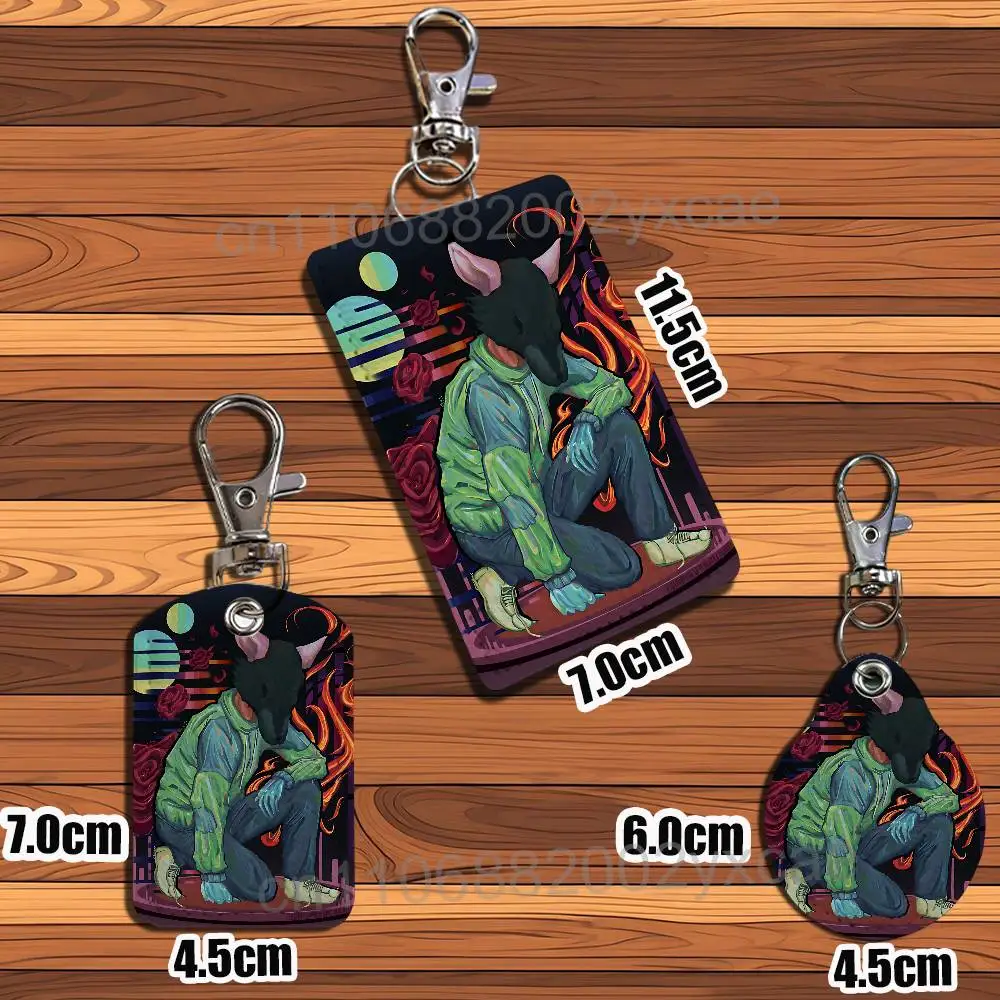 Держатель для карт Rooster Jacket Game Hotline Miami: для банковских, деловых, рабочих карт, студенческих билетов, проездных, ключница (art.: 3920da2cf3f09) - 3920da2cf3f09